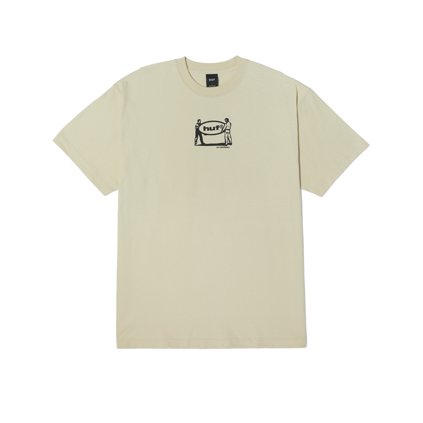 HUF Relocation S/S Tee - Stone