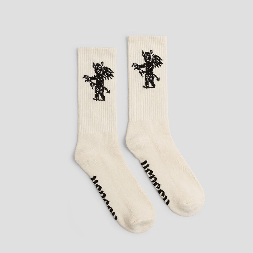 Heresy Rogue Socks - Ecru