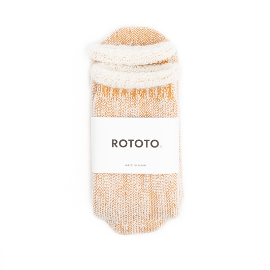 RoToTo Extra Fine Merino Socks - D Yellow White