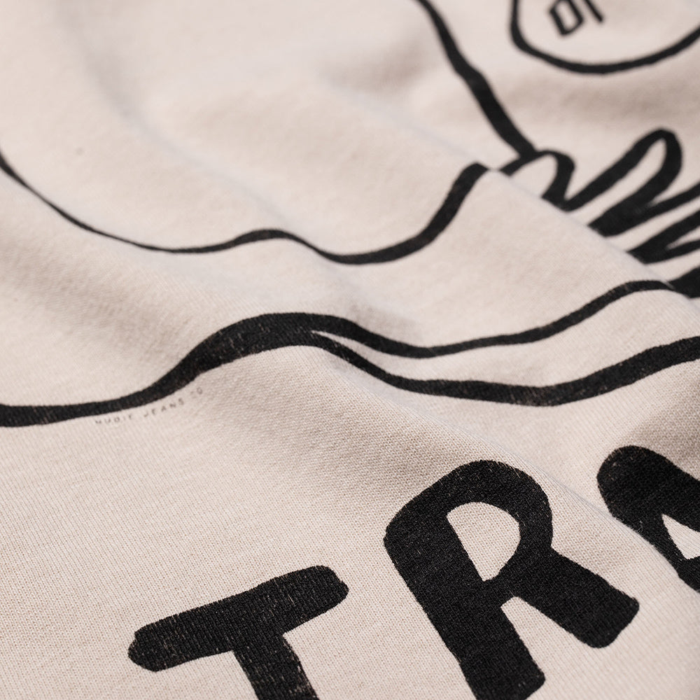Nudie Jeans Co. Roy Hidden Tracks T-Shirt - Cream