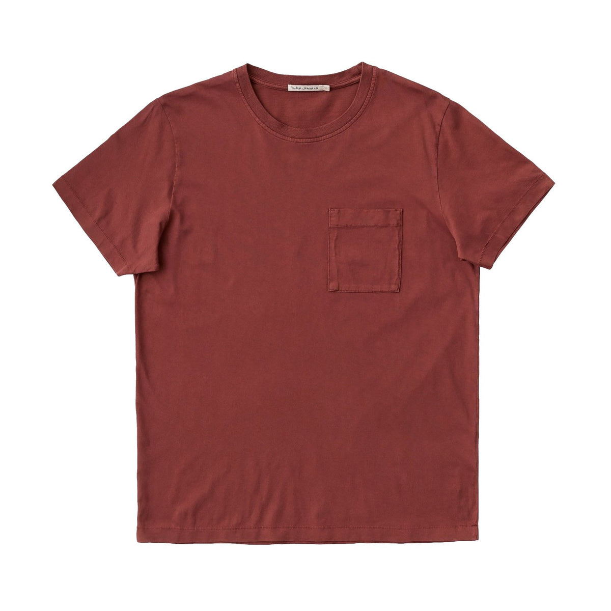 Nudie Jeans Co. Roy One Pocket T-Shirt - Brick Red
