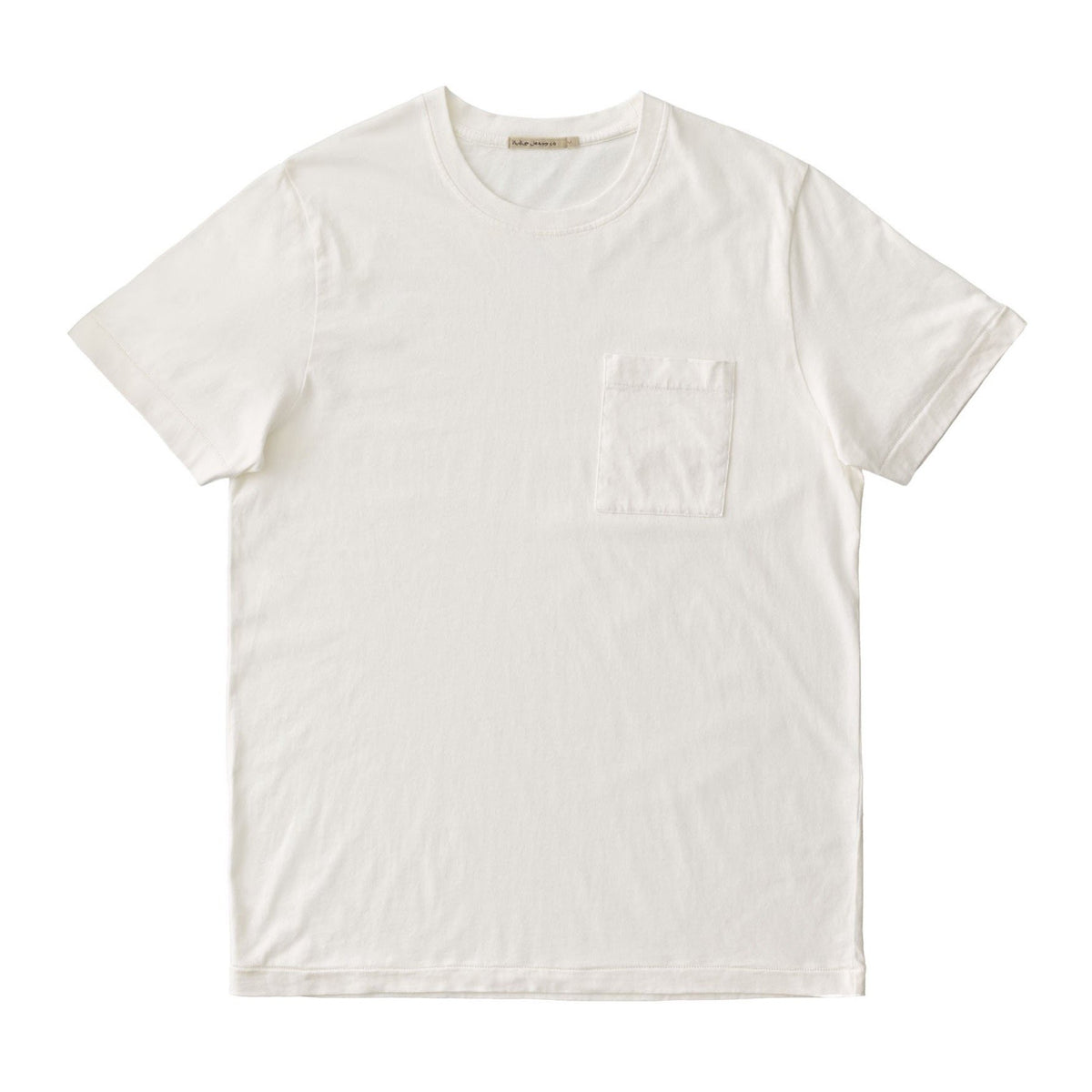Nudie Jeans Co. Roy One Pocket T-Shirt - Off White