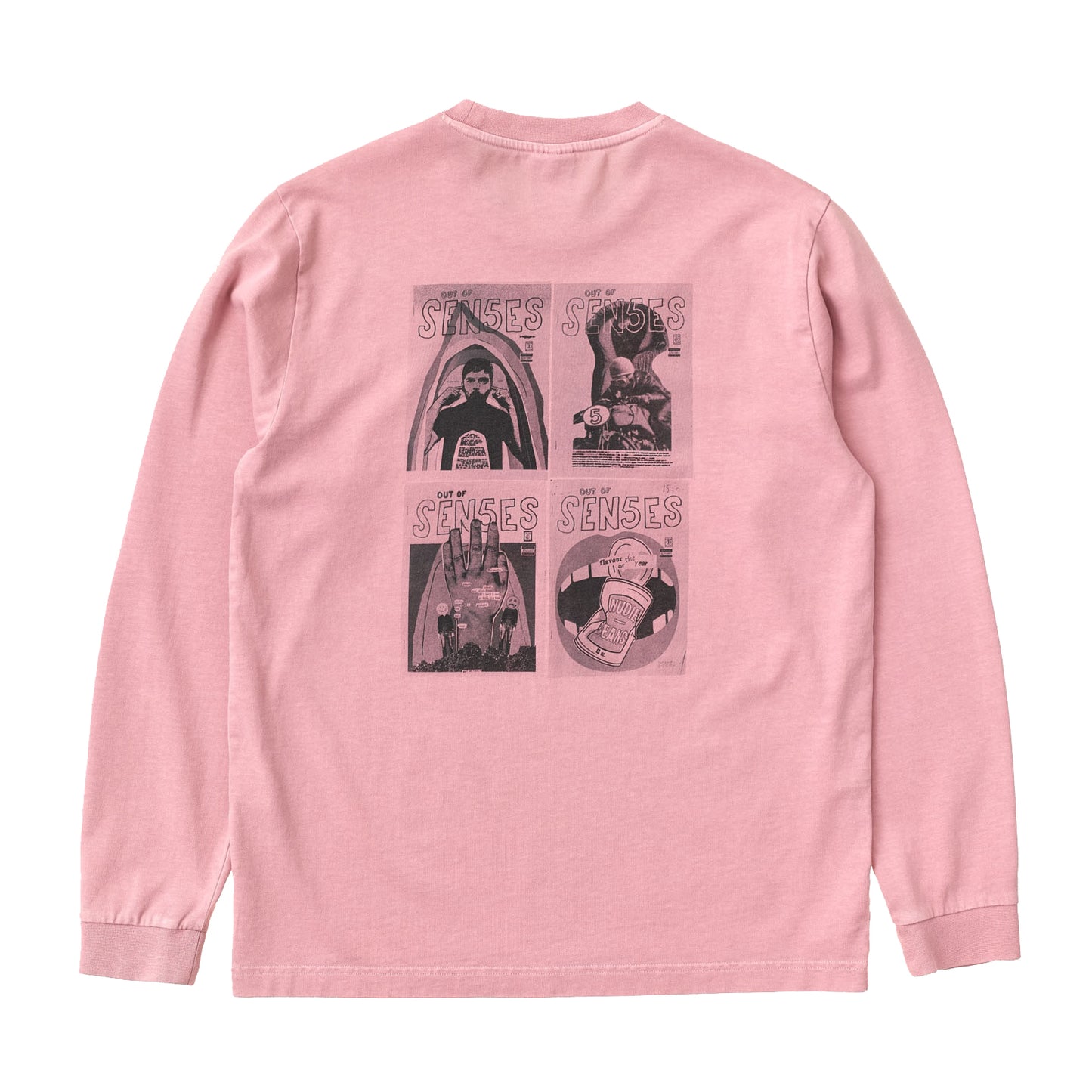 Nudie Jeans Co. Rudi Fanzines T-Shirt - Paper Pink