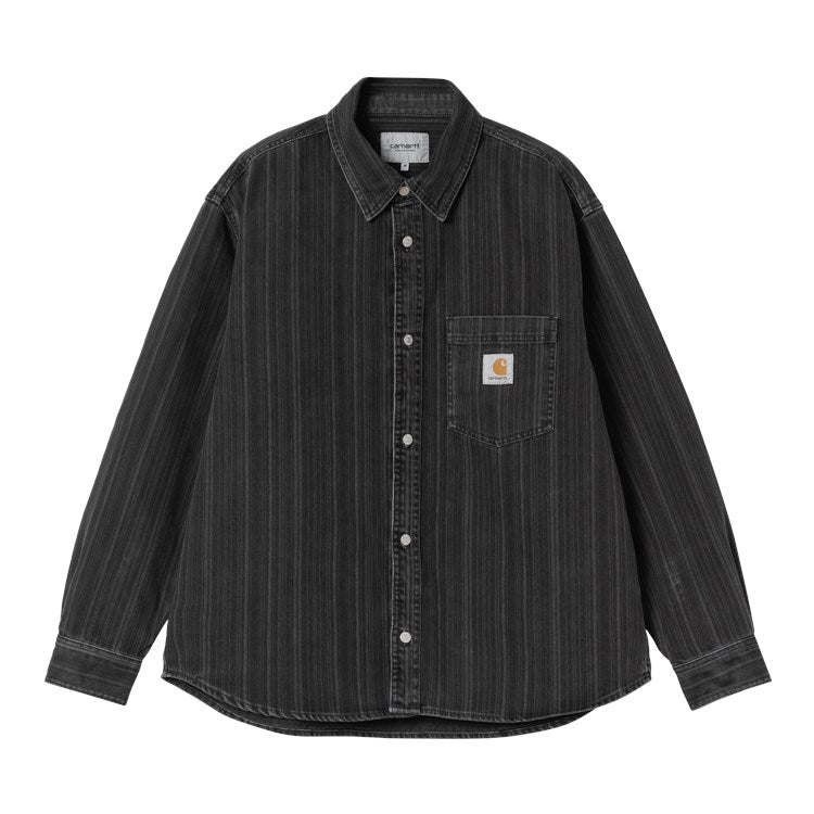 Carhartt WIP Rylan Shirt Jacket - Black Stone Washed