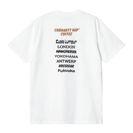 Carhartt WIP Coffee T-Shirt - White