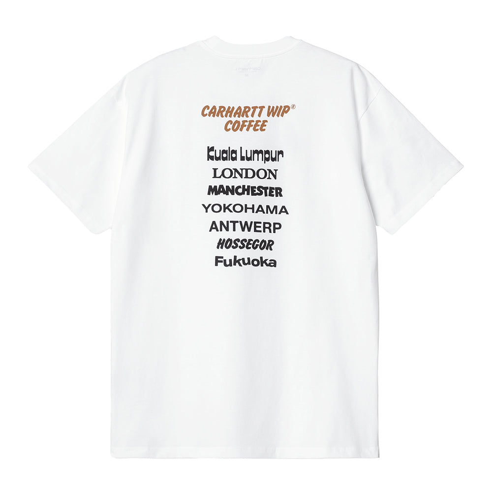 Carhartt WIP Coffee T-Shirt - White