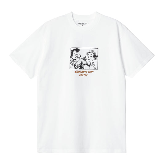 Carhartt WIP Coffee T-Shirt - White