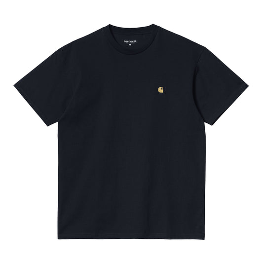 Carhartt WIP Chase T-Shirt - Dark Navy Gold