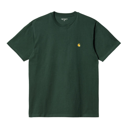 Carhartt WIP Chase T-Shirt - Discovery Green Gold