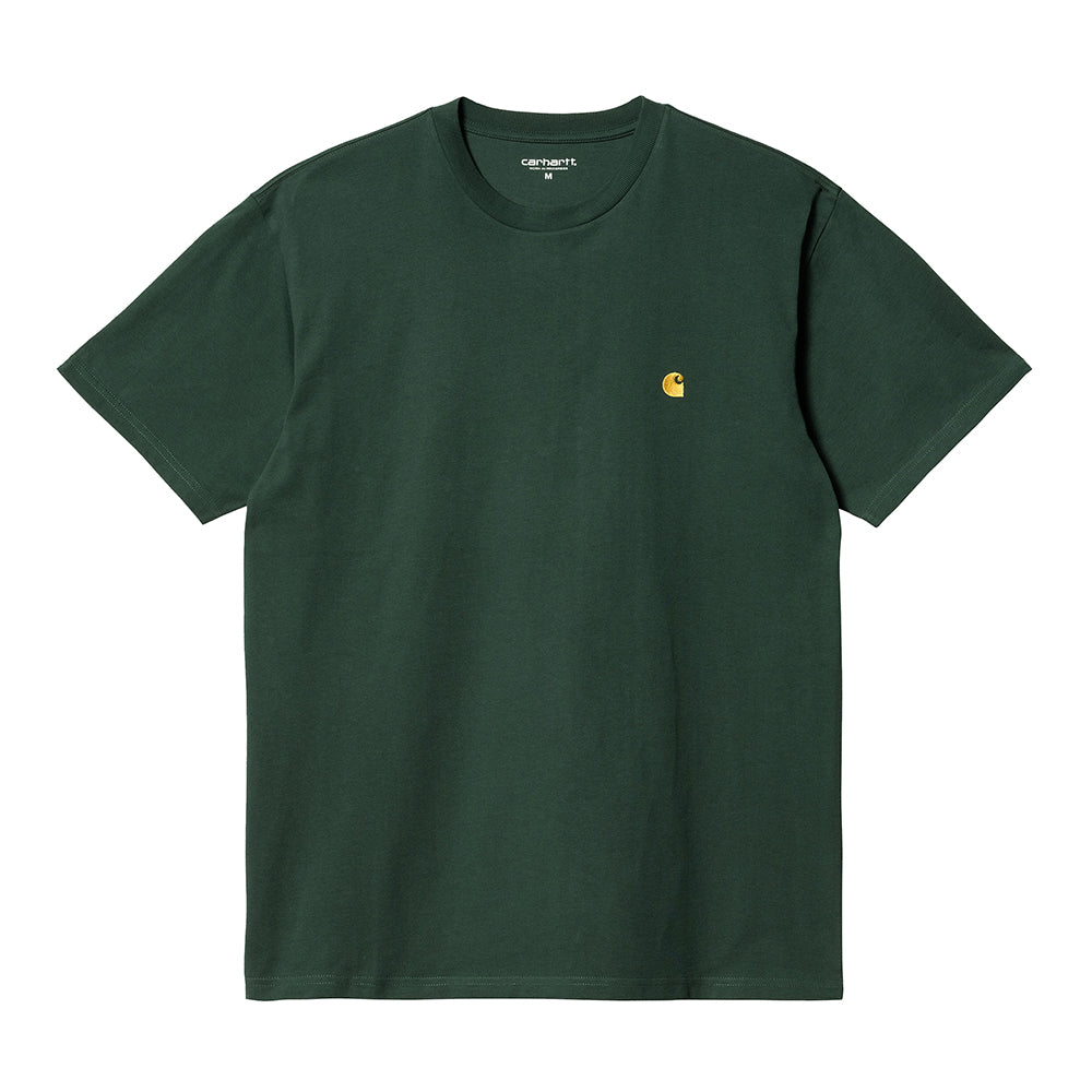 Carhartt WIP Chase T-Shirt - Discovery Green Gold