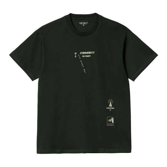 Carhartt WIP Connect T-Shirt - Dark Cedar