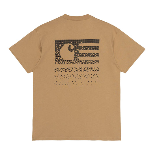 Carhartt WIP Fade State T-Shirt - Dusty Hamilton Brown Black