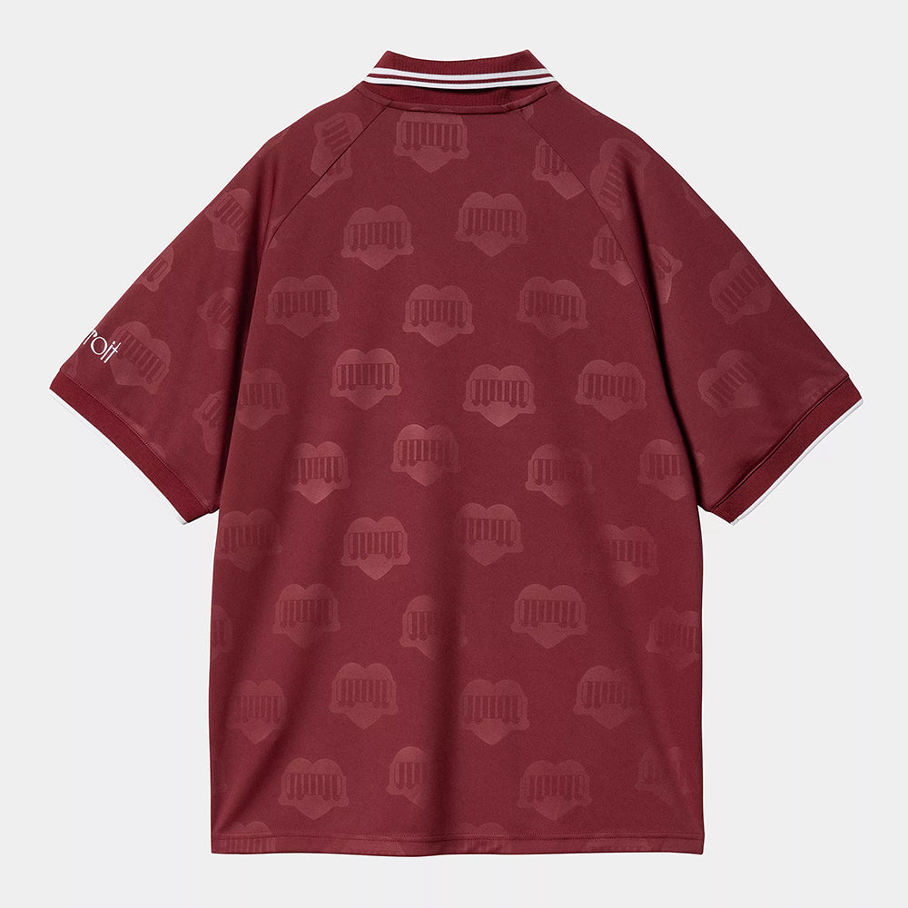 Carhartt WIP S/S HarttEs Football T-Shirt - Mulberry