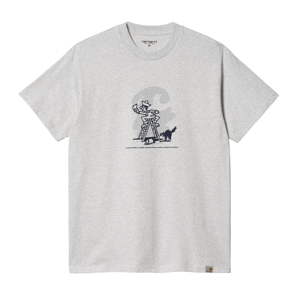 Carhartt WIP Lucky Painter T-Shirt - Ash Heather Enzian