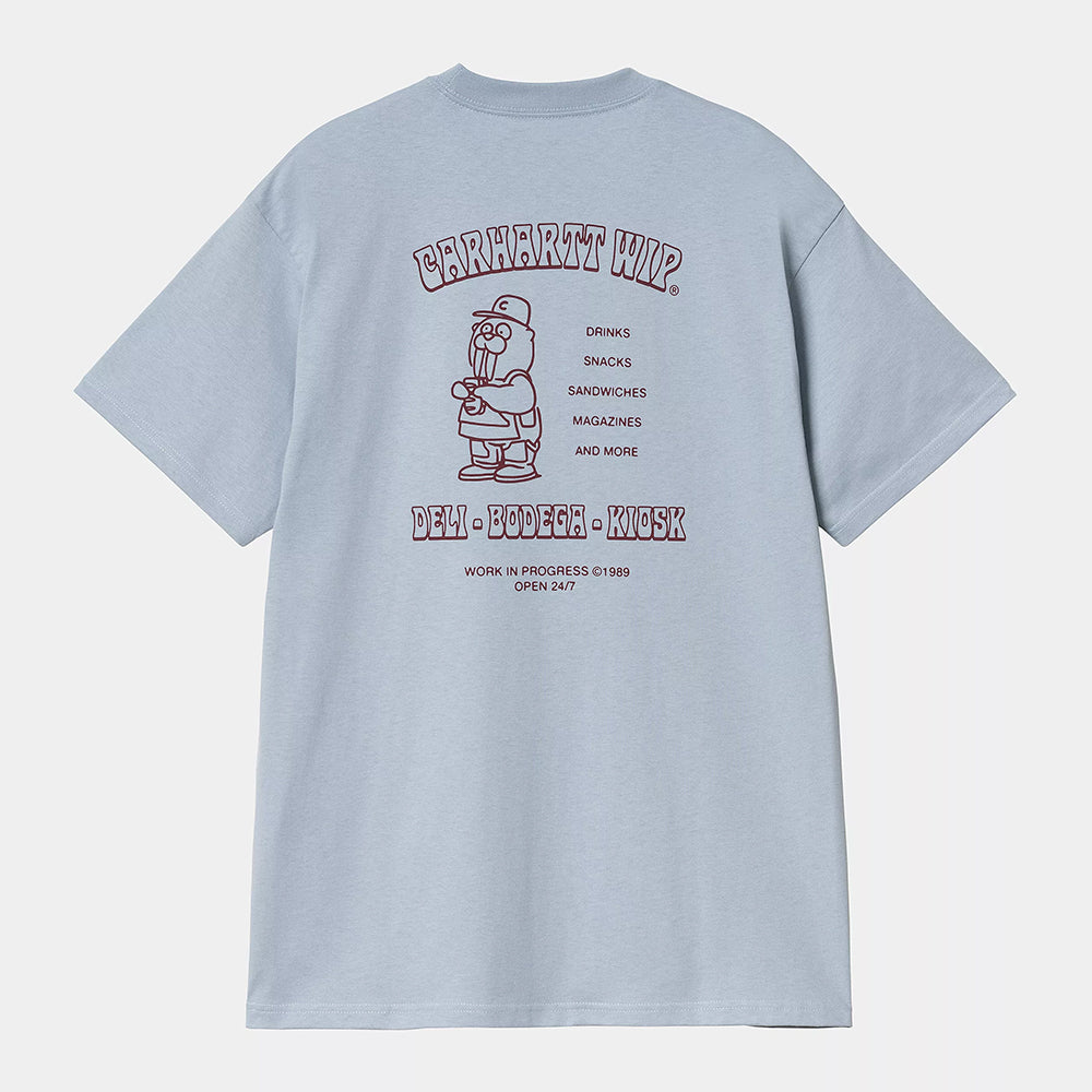 Carhartt WIP S/S Sandwich T-Shirt - Blue Fog