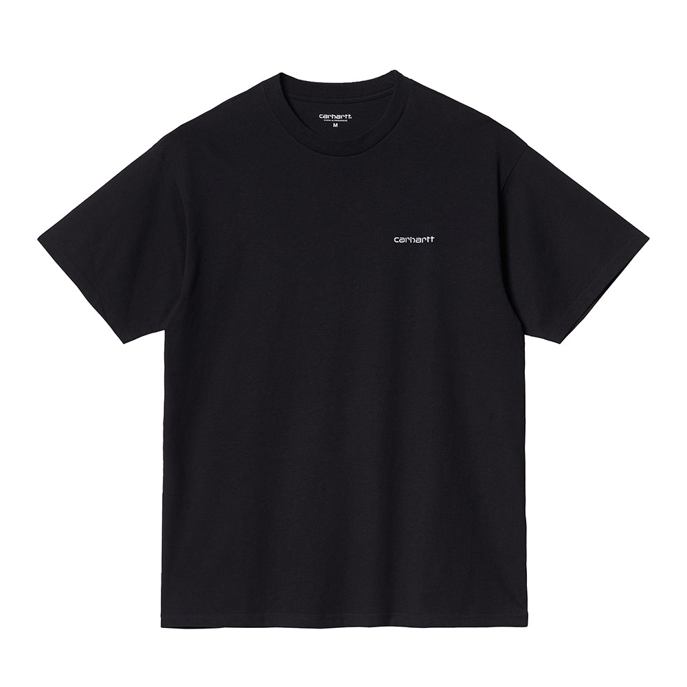 Carhartt WIP Script Embroidery T-Shirt - Black White
