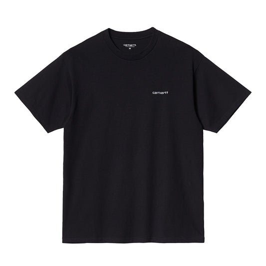 Carhartt WIP Script Embroidery T-Shirt - Black White