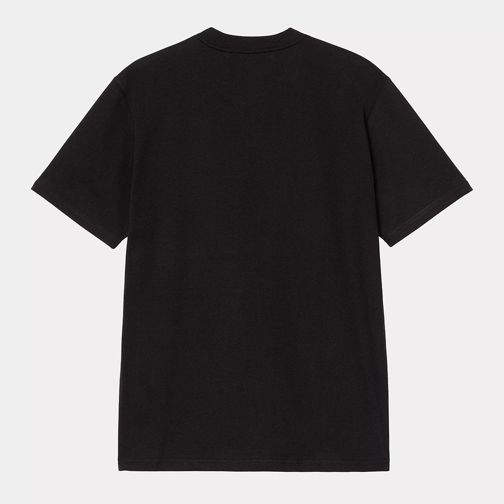 Carhartt WIP S/S Solar Chrome C-Logo T-Shirt - Black