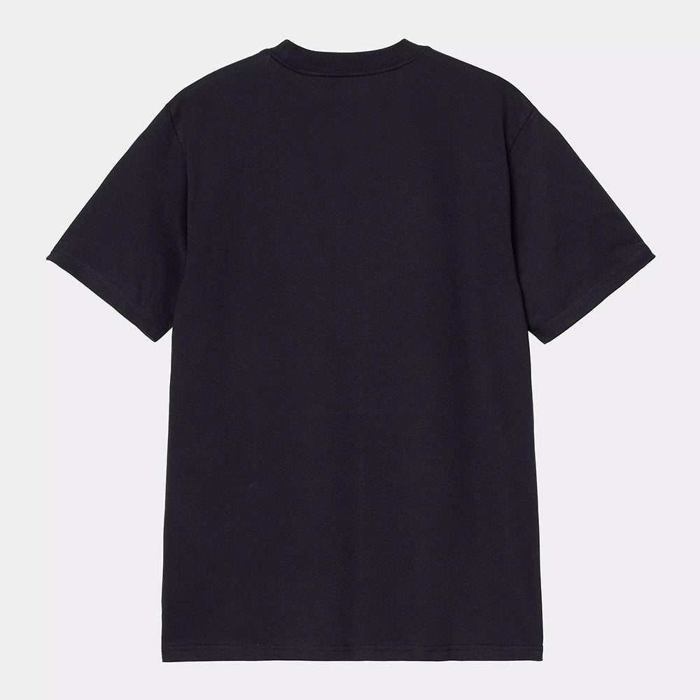 Carhartt WIP S/S Solar Chrome C-Logo T-Shirt - Dark Navy