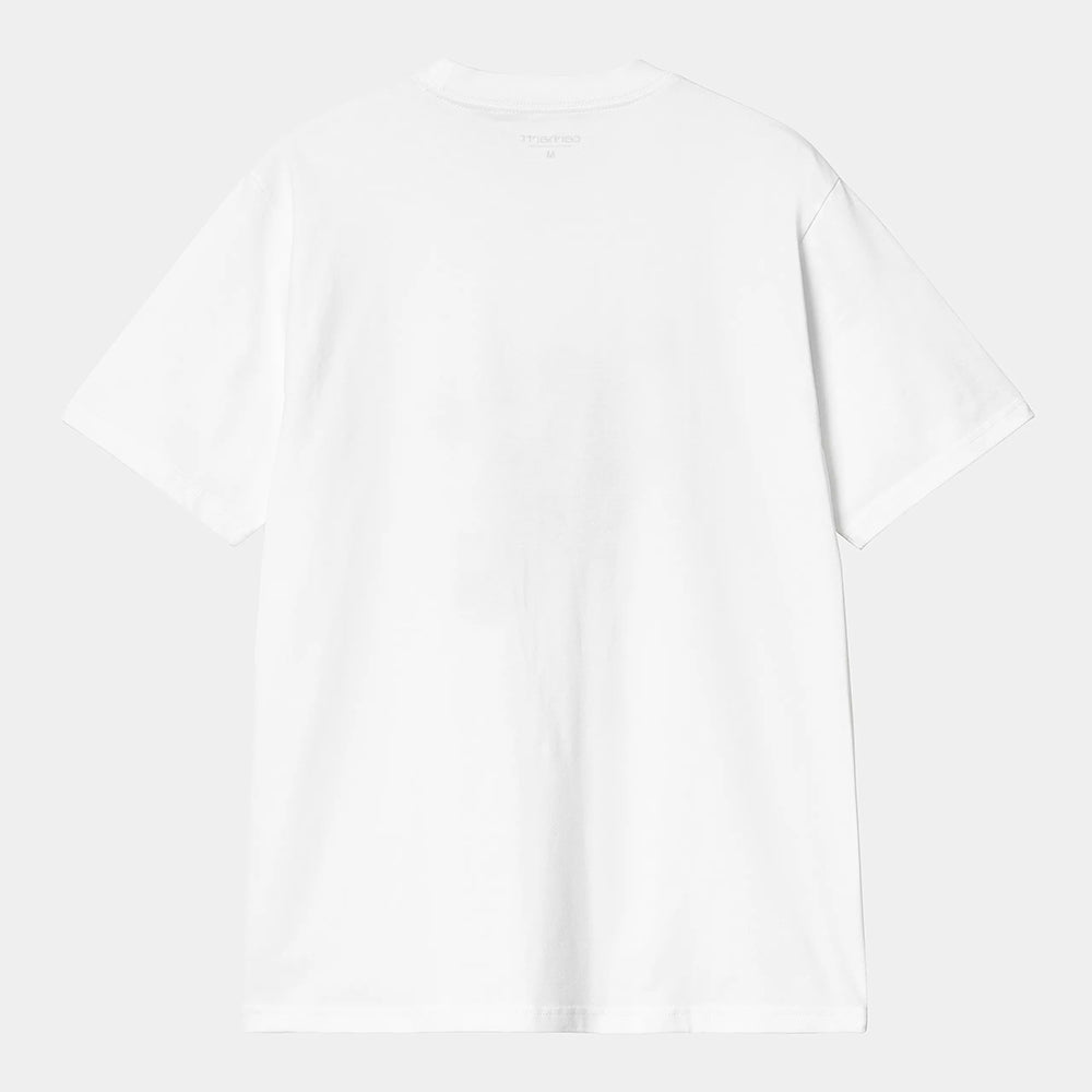 Carhartt WIP S/S Solar Chrome C-Logo T-Shirt - White