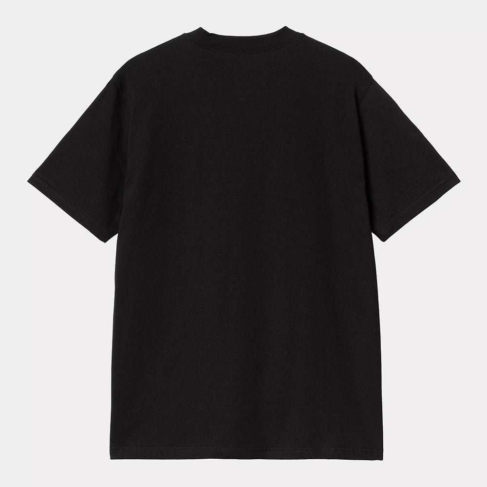 Carhartt WIP S/S Solar Chrome Script T-Shirt - Black