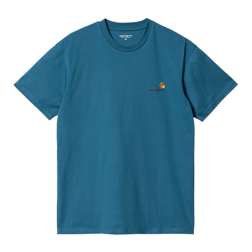 Carhartt WIP American Script T-Shirt - Amalfi