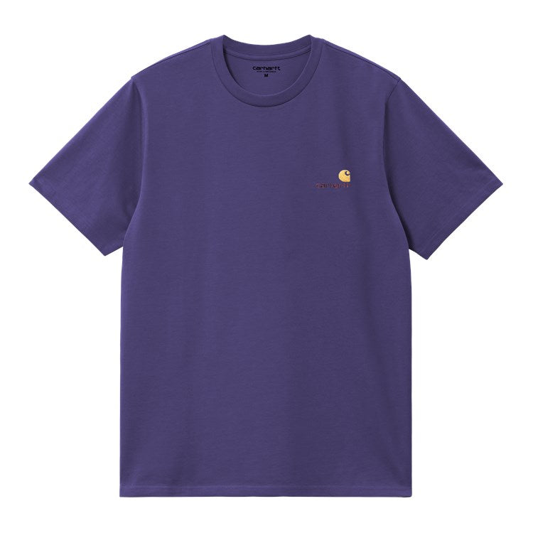 Carhartt WIP American Script T-Shirt - Aura