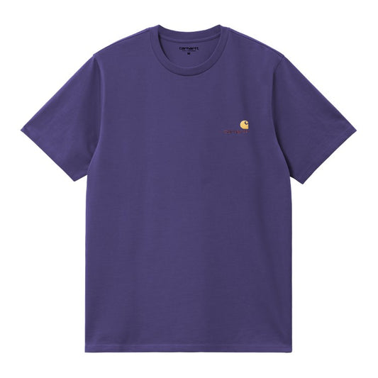 Carhartt WIP American Script T-Shirt - Aura