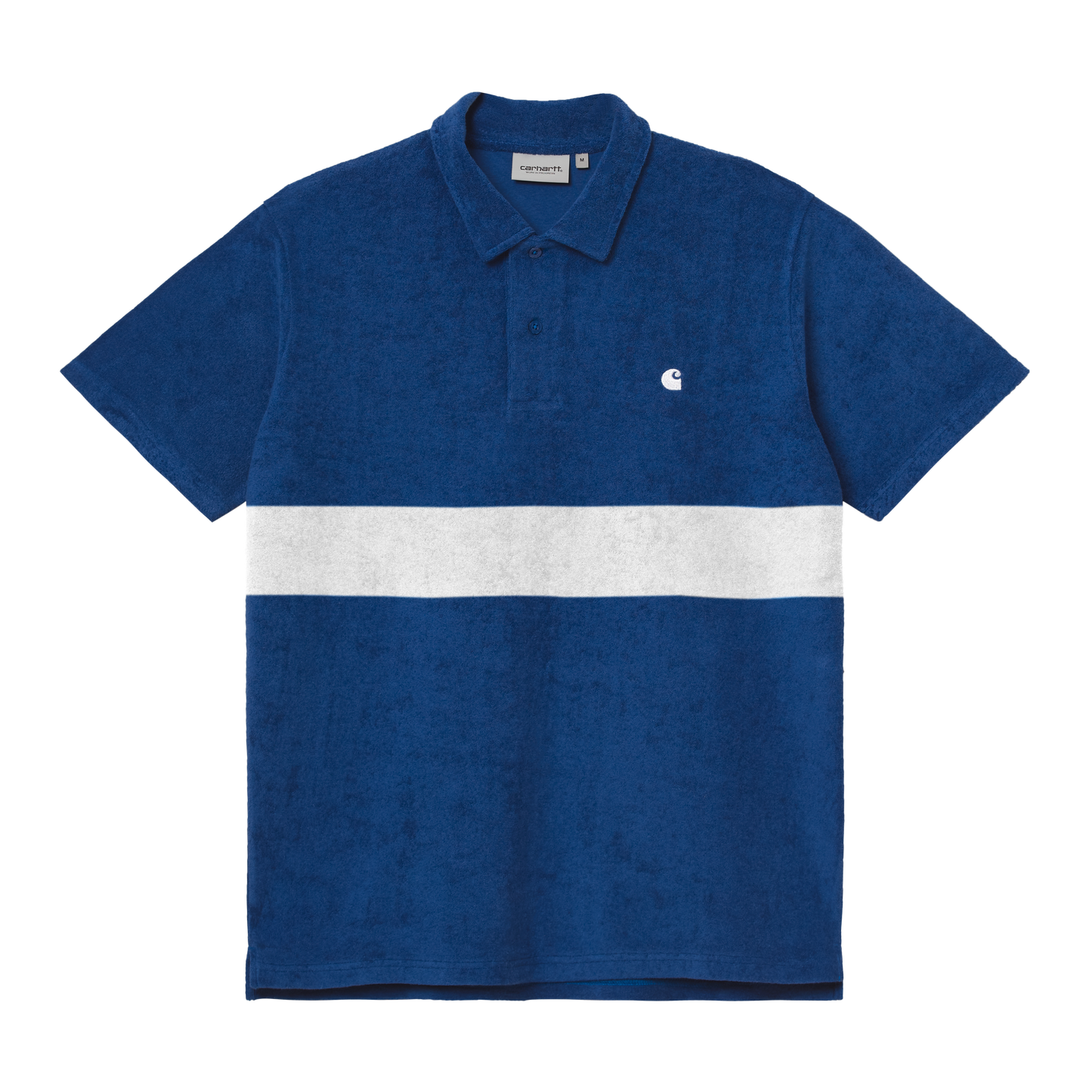 Carhartt WIP Bayley Polo - Gulf White