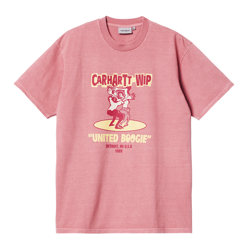 Carhartt WIP Boogie T-Shirt - Dahlia Heavy Stone Wash