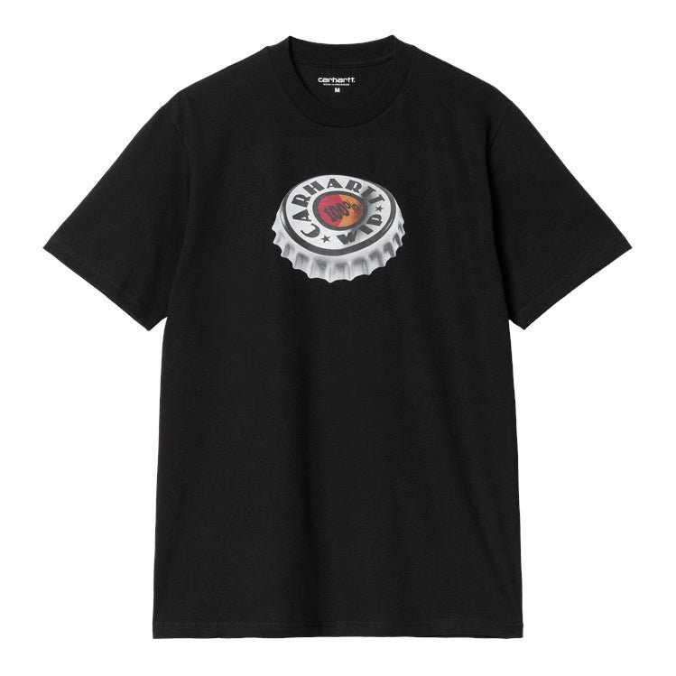 Carhartt WIP S/S Bottle Cap Tee - Black