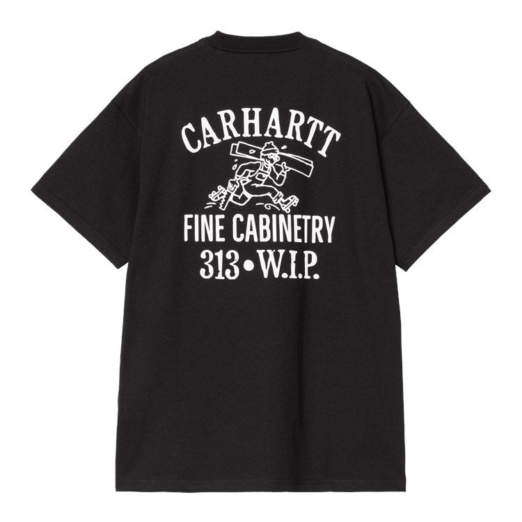 Carhartt WIP S/S Cabinetry Tee - Black White