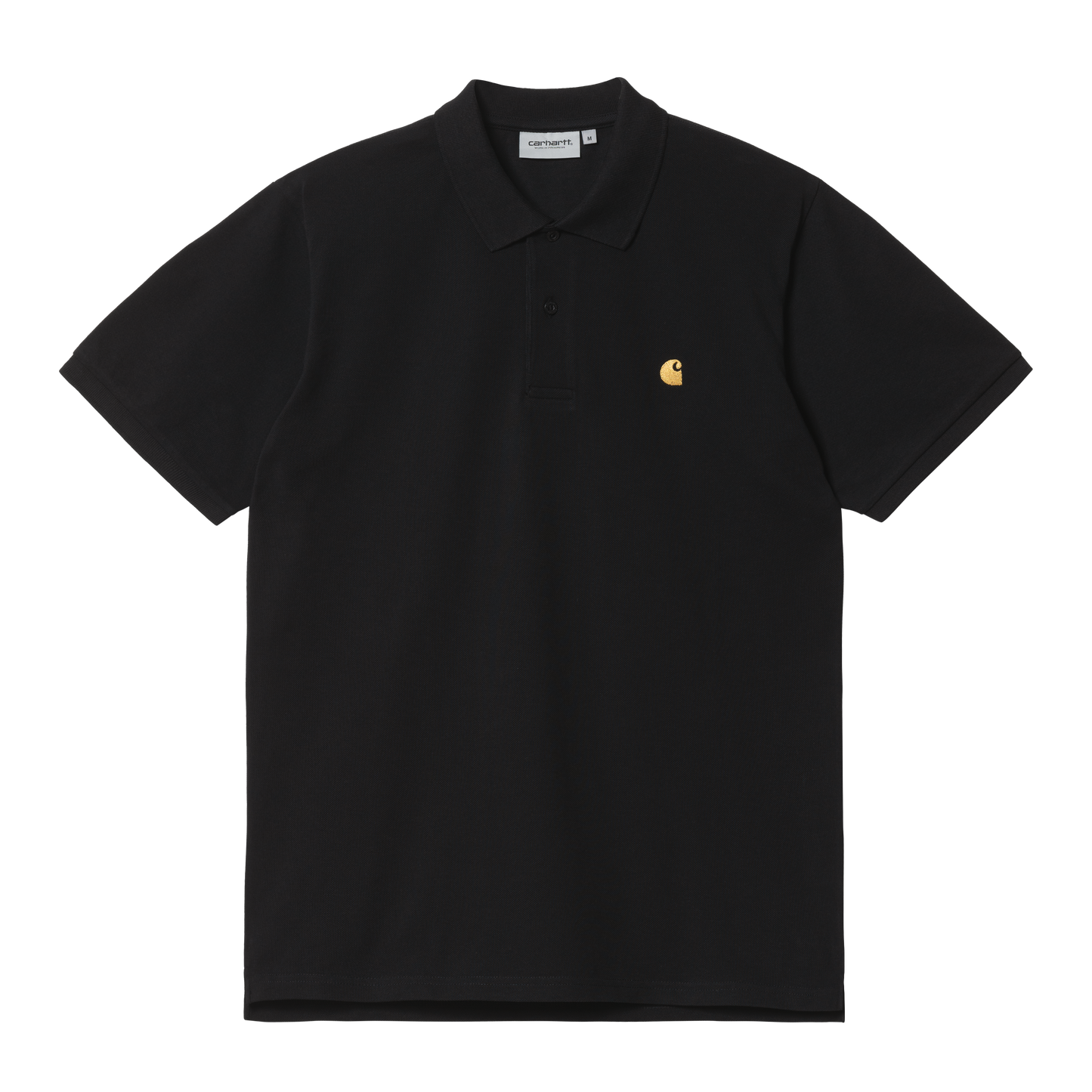 Carhartt WIP Chase Pique Polo - Black Gold