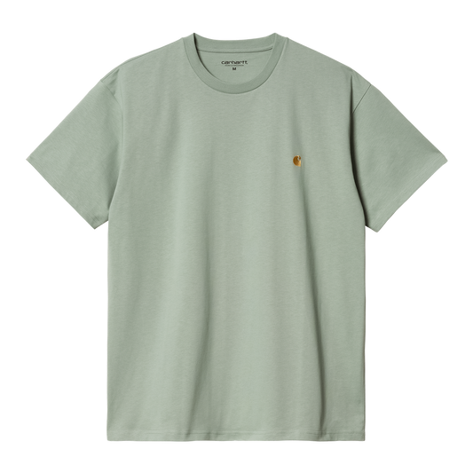 Carhartt WIP Chase T-Shirt - Glassy Teal Gold