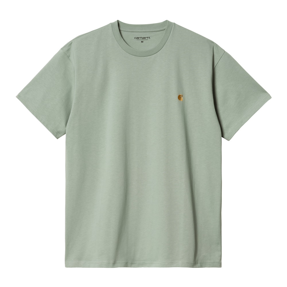 Carhartt WIP Chase T-Shirt - Glassy Teal Gold