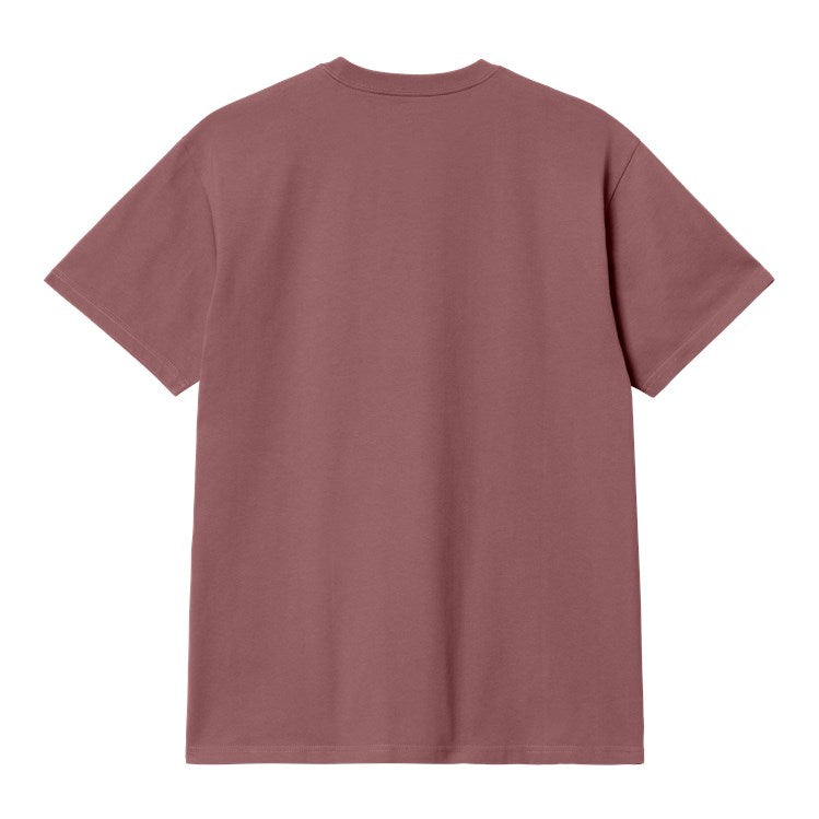 Carhartt WIP Chase T-Shirt - Dusty Fuchia Gold