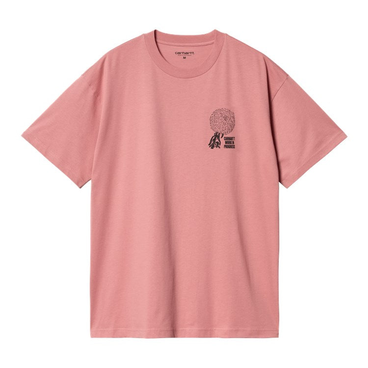 Carhartt WIP S/S Chrysanthemum Tee - Dusty Rose