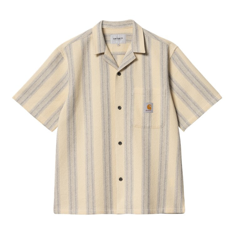 Carhartt WIP S/S Dodson Shirt - Dodson Stripe Natural