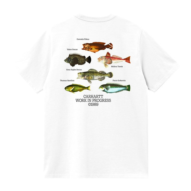 Carhartt WIP S/S Fish T-Shirt - White