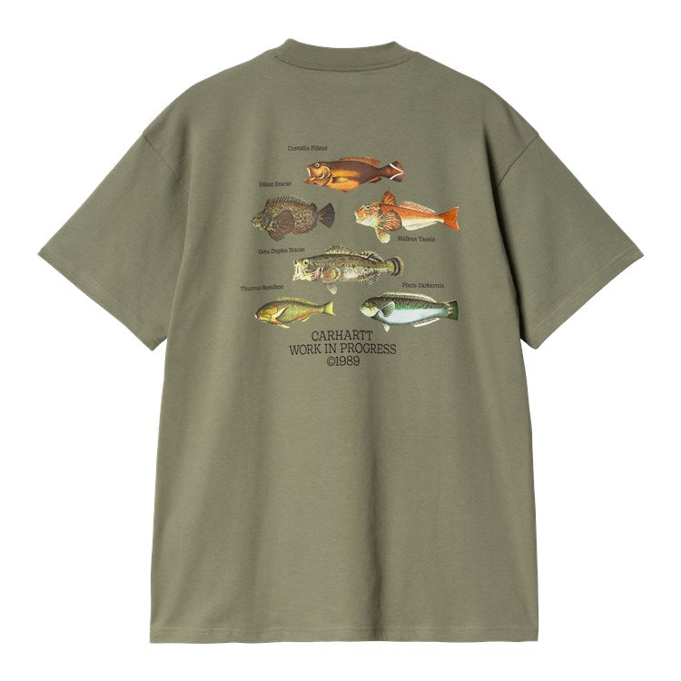 Carhartt WIP S/S Fish T-Shirt - Dollar Green