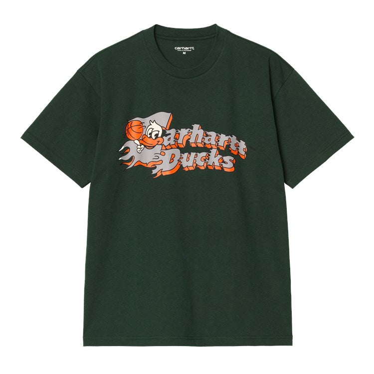 Carhartt WIP S/S Flaming Ducks T-Shirt - Conifer