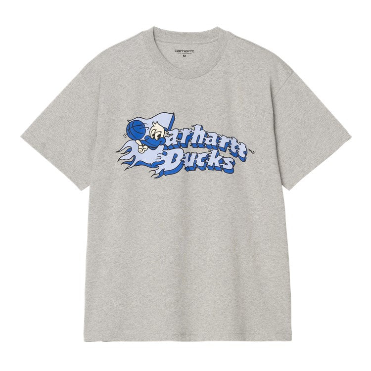 Carhartt WIP S/S Flaming Ducks T-Shirt - Grey Heather