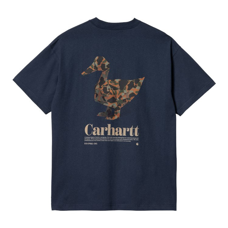 Carhartt WIP S/S Fold Duck Tee - Airforce Blue
