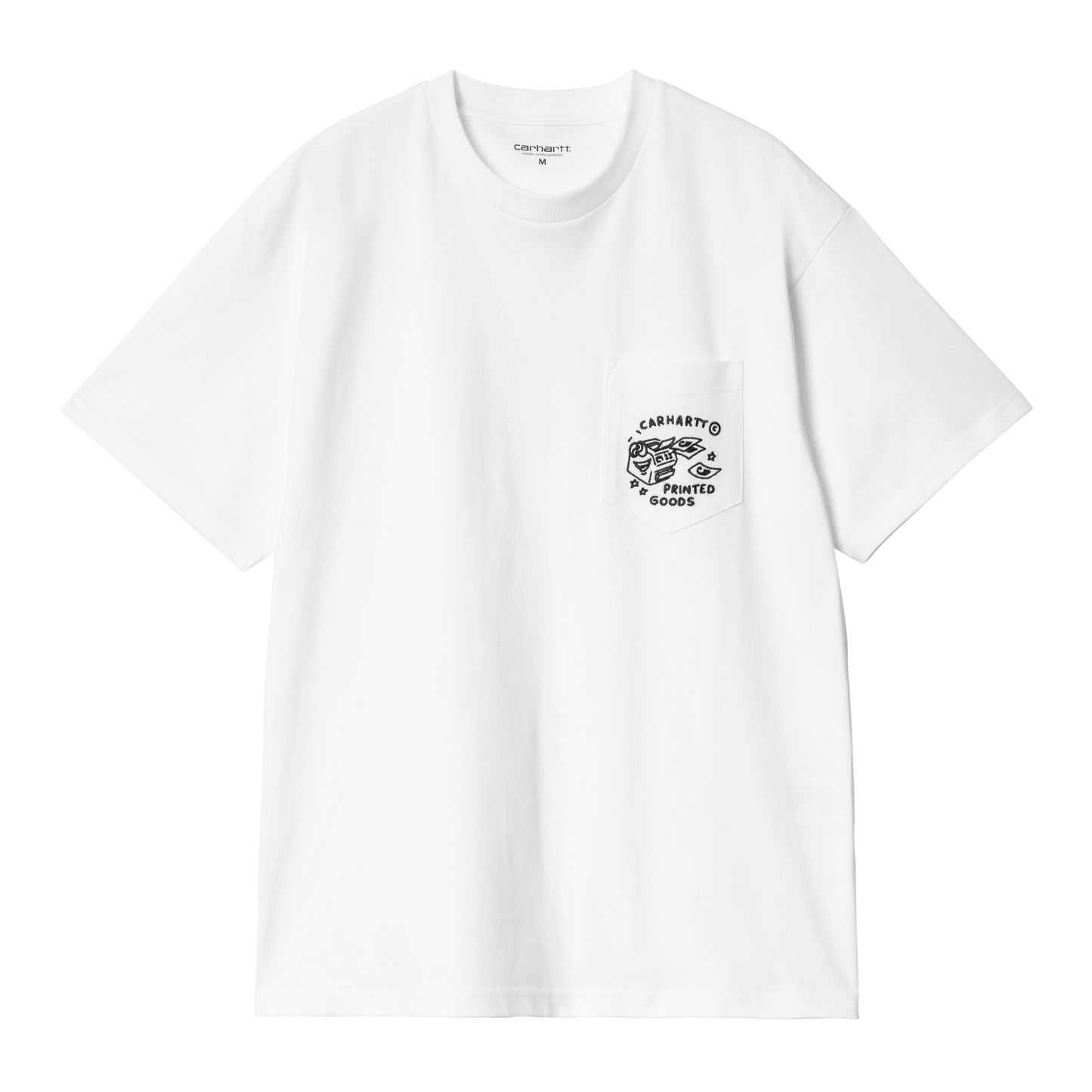 Carhartt WIP S/S Fragments Pocket Tee - White Black