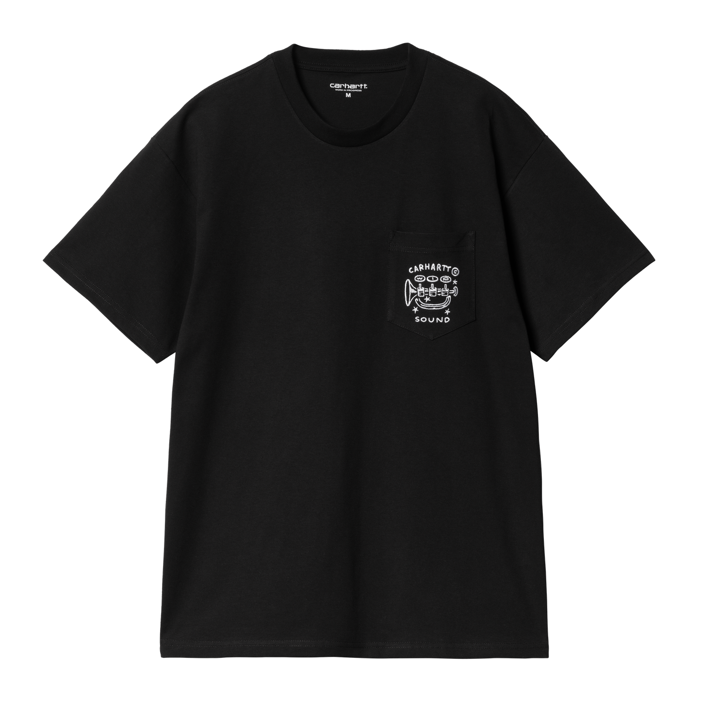 Carhartt WIP S/S Fragments Pocket Tee - Black White