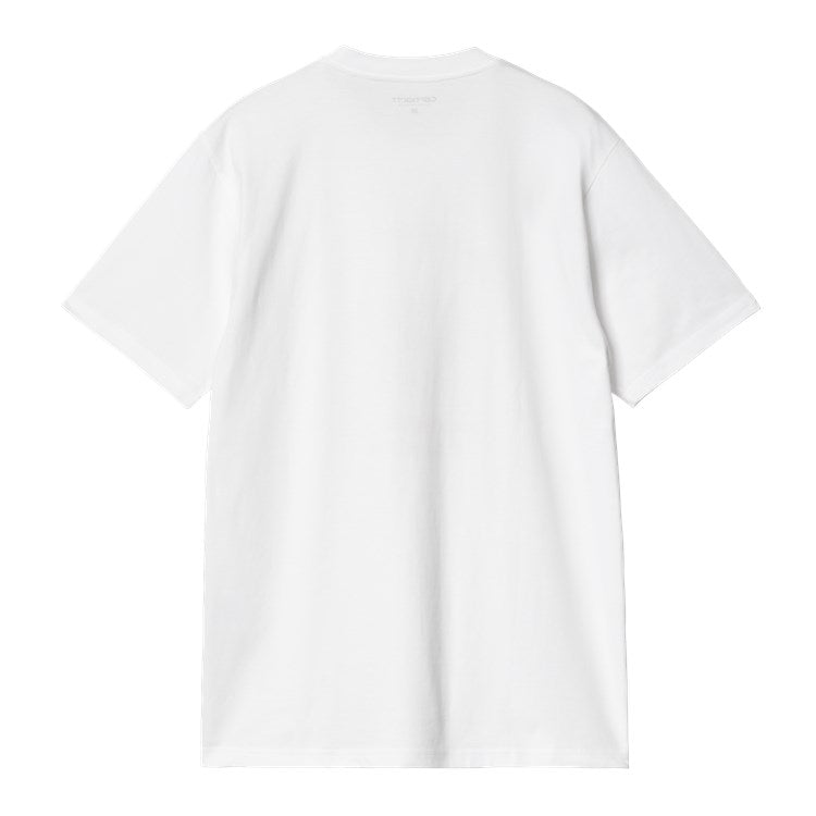 Carhartt WIP S/S Fun Run T-Shirt - White Red