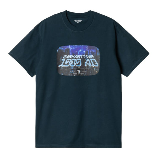 Carhartt WIP S/S Greatest Flicks Tee - Deep Lagoon