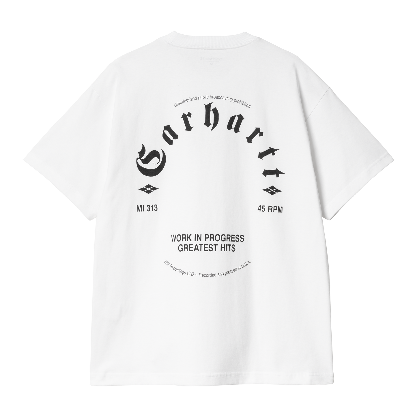 Carhartt WIP S/S Greatest Hits Tee - White Black
