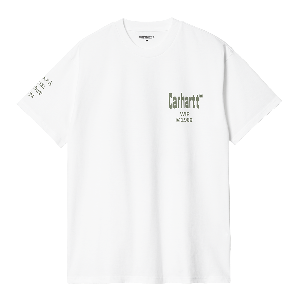 Carhartt WIP Home T-Shirt - White Dollar Green