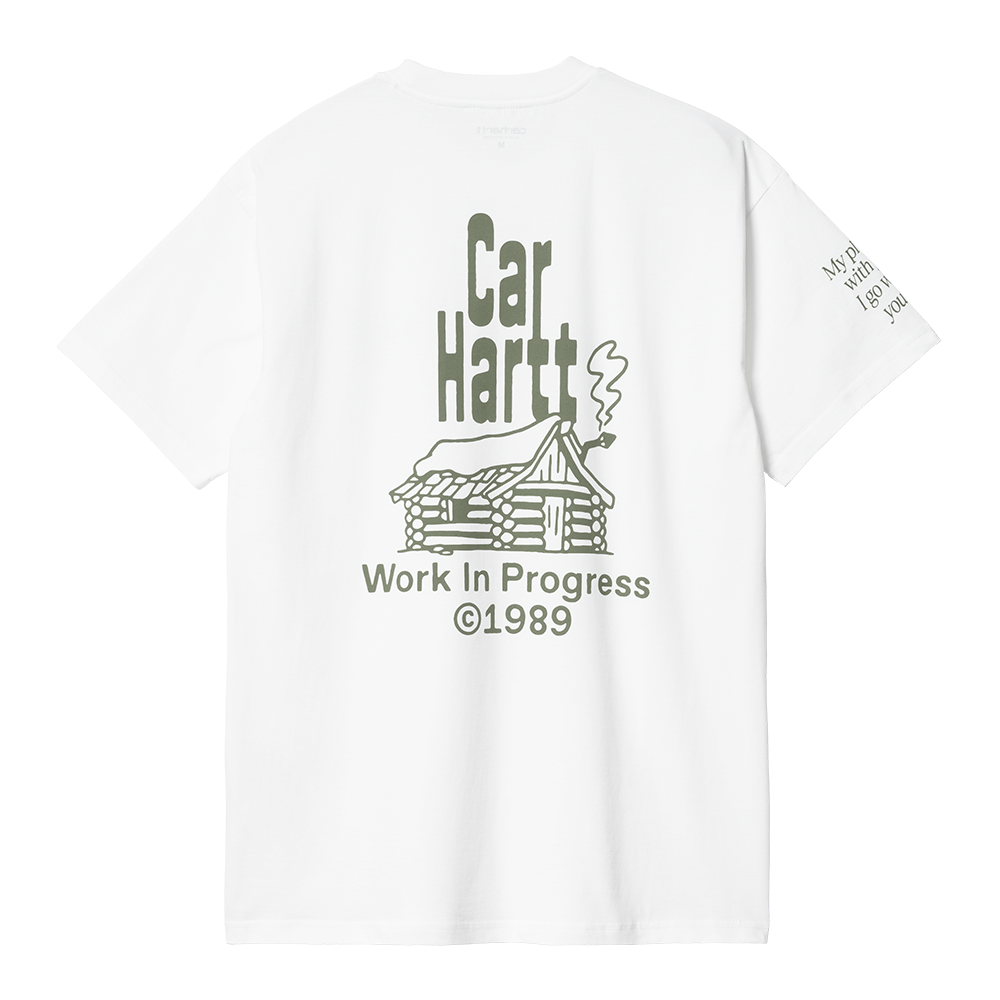 Carhartt WIP Home T-Shirt - White Dollar Green